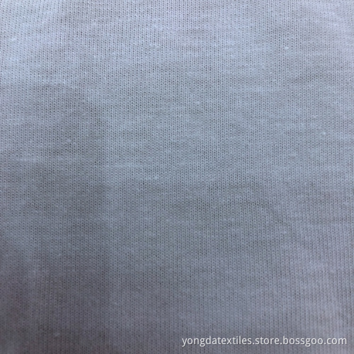 Breathable Plain White 100% Organic Cotton Fabric